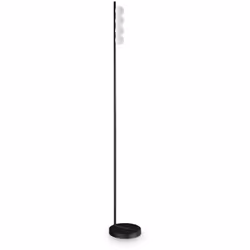 Collezione Ping Pong PICCOLE SFERE SATINATE Piantana da terra Contemporanea Ping Pong Metallo Nero Led Integrato 12W 3000K IP ...