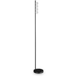 Ideal Lux - Piantana Da Terra Contemporanea Ping Pong Metallo Nero Led 12W 3000K Ip20