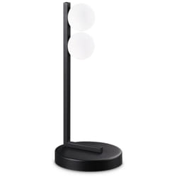 Ideal Lux - Abatjour Contemporanea Ping Pong Metallo Nero Led Integrato 6W 3000K Ip20