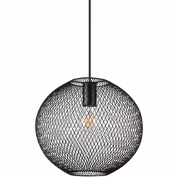Collezione Net LA LUCE DENTRO LA RETE Lampadario a sospensione Contemporaneo Net Metallo Nero 1 Luce E27 42W IP20 A++ h.max.2 ...