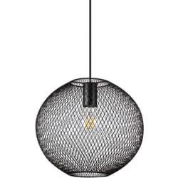 Ideal Lux - Lampadario a Sospensione Moderno Net Metallo Nero 1 Luce E27 42W Ip20