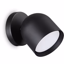 Collezione Dodo DESIGN MINIMAL E CONTEMPORANEO Applique da parete Contemporaneo Dodo Metallo Nero 1 Luce GX53 15W 3000K IP20 ...