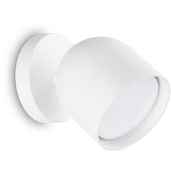 Ideal Lux - Applique Da Parete Contemporaneo Dodo Metallo Bianco 1 Luce Gx53 15W 3000K Ip20