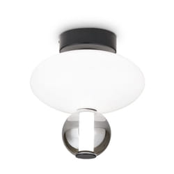Ideal Lux - Plafoniera Contemporanea Lumiere Metallo Nero Led 18W 3000K Ip20