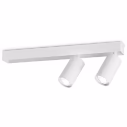 Collezione Profilo PROIETTA LA LUCE Plafoniera Contemporanea Profilo Metallo Bianco GU10 28W 3000K IP20 A++ h.14,5 D. L.45 P. ...