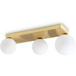 Ideal Lux - Applique Da Parete Contemporanea Penta Metallo Oro 3 Luci G9 4W 3000K Ip20