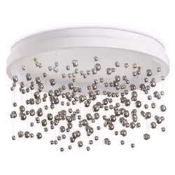 Collezione Armony UNA PIOGGIA DI LUCE Plafoniera Contemporanea Armony Metallo Bianco Led Integrato 61W 3000K IP20 A++ h.32 D. ...