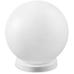Ideal Lux - Lampada Da Tavolo Contemporaneo Carta Metallo Bianco 1 Luce E27 25W Ip20