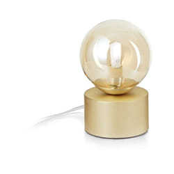 Ideal Lux - Lumetto Contemporaneo Perlage Metallo Ottone 1 Luce G9 15W 3000K Ip20