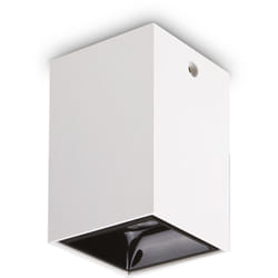 Plafoniera Moderna Nitro Alluminio Bianco Led Integrato 25W 3000K Ip20
