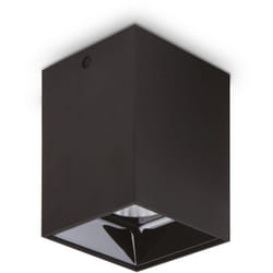 Plafoniera Moderna Nitro Alluminio Nero Led Integrato 25W 3000K Ip20