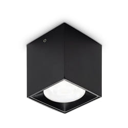 Ideal Lux - Plafoniera Contemporanea Dot Alluminio Nero Led Integrato 4W 3000K Ip20
