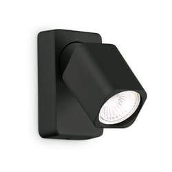 Ideal Lux - Spot Contemporaneo Rudy Alluminio Nero 1 Luce Gu10 35W 3000K Ip20