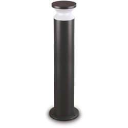 Ideal Lux - Piantana Da Terra Contemporaneo Torre Alluminio Nero 1 Luce E27 15W Ip44
