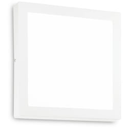 Ideal Lux - Plafoniera Moderna Universal Acciaio Bianco Led Integrato 36W 4000K Ip20