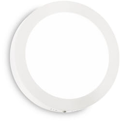 Ideal Lux - Plafoniera Contemporanea Universal Acciaio Bianco Led Integrato 36W 4000K Ip20