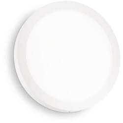 Ideal Lux - Plafoniera Contemporanea Universal Acciaio Bianco Led Integrato 25W 4000K Ip20