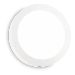 Ideal Lux - Plafoniera Contemporanea Universal Acciaio Bianco Led Integrato 19W 4000K Ip20