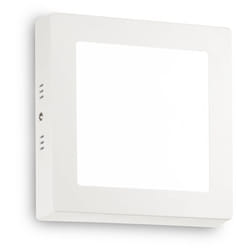 Ideal Lux - Plafoniera Moderna Universal Acciaio Bianco Led 13,5W 4000K Ip20