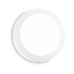 Ideal Lux - Plafoniera Contemporanea Universal Acciaio Bianco Led 13,5W 4000K Ip20