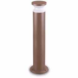 Collezione Torre TORRETTE DI LUCE Piantana da terra Contemporaneo Torre Alluminio coffee 1 Luce E27 15W IP44 A++ h.80 D.18 L. ...