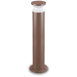 Ideal Lux - Piantana Da Terra Moderna Torre Alluminio Coffee 1 Luce E27 15W Ip44