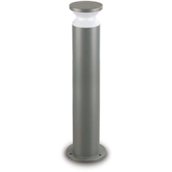 Ideal Lux - Piantana Da Terra Moderna Torre Alluminio Grigio 1 Luce E27 15W Ip44