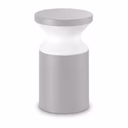 Collezione Torre TORRETTE DI LUCE Piantana da terra Contemporaneo Torre Alluminio Grigio 1 Luce E27 15W IP44 A++ h.22 D.14 L. ...