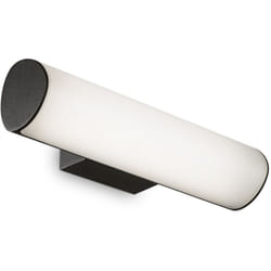 Applique Da Parete Contemporaneo Etere Alluminio Nero Led 9,5W 3000K Ip44