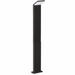 Collezione Style LINEE DEFINITE PER I VOSTRI ESTERNI Piantana da terra Contemporaneo Style Alluminio Nero Led Integrato 9W 30 ...