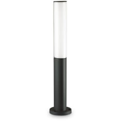 Paletto Contemporaneo Etere Alluminio Nero Led Integrato 9,5W 4000K Ip44