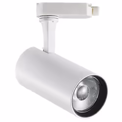 Collezione Fox PROIETTA LA LUCE Illuminazione a Binario Contemporaneo Fox Alluminio Bianco Led Integrato 15W 4000K IP20 A++ h ...