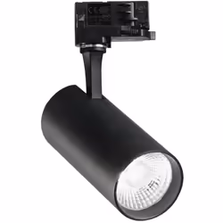 Collezione Fox PROIETTA LA LUCE Illuminazione a Binario Contemporaneo Fox Alluminio Nero Led Integrato 15W 4000K IP20 A++ h.2 ...