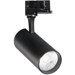 Ideal Lux - Illuminazione a Binario Contemporanea Fox Alluminio Nero Led 15W 4000K Ip20