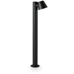 Ideal Lux - Paletto Contemporaneo Gas Alluminio Nero 1 Luce Gu10 35W Ip43
