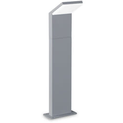 Ideal Lux - Piantana Contemporanea Style Alluminio Grigio Led 9W 4000K Ip54