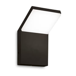 Applique Da Parete Contemporaneo Style Alluminio Nero Led 9W 3000K Ip54