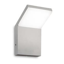 Applique Da Parete Contemporaneo Style Alluminio Grigio Led 9W 3000K Ip54