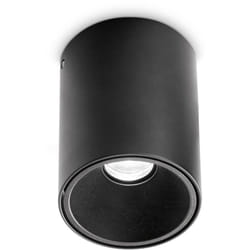 Plafoniera Contemporanea Nitro Alluminio Nero Led Integrato 25W 3000K Ip20