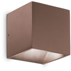 Applique Da Parete Contemporaneo Rubik Alluminio Coffee Led 8,5W 4000K Ip54