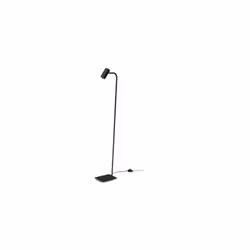 Base e corpo luce in metallo verniciato a polveri. Diffusore orientabile. Cavo in pvc con interruttore e spina. Versione a du ...