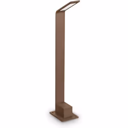 Corpo luce in alluminio pressofuso verniciato a polveri. Diffusore in acrilico trasparente satinato. L 95 x H 600 x P 150 mm ...