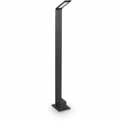 Collezione Agos UN TOCCO RAFFINATO SOTTO LE STELLE Paletto Contemporaneo Agos Alluminio Nero Led Integrato 6,5W 3000K IP54 A+ ...