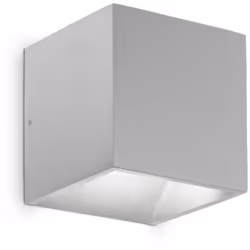 Collezione Rubik UN CUBO DI LUCE Applique da parete Contemporaneo Rubik Alluminio Grigio Led Integrato 8,5W 3000K IP54 A++ h. ...