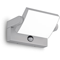 Applique Da Parete Contemporaneo Swipe Alluminio Grigio Led 21W 3000K Ip54
