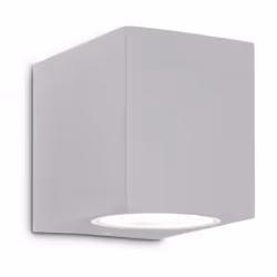 Collezione Up UN CUBO DI LUCE Applique da parete Contemporaneo Up Alluminio Grigio 1 Luce G9 15W IP44 A++ h.8 D. L.6,5 P.9,5  ...