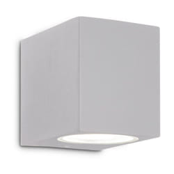 Applique Da Parete Contemporaneo Up Alluminio Grigio 1 Luce G9 15W Ip44