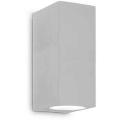 Ideal Lux - Applique Da Parete Contemporaneo Up Alluminio Grigio 2 Luci G9 15W Ip44