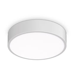 Plafoniera Contemporanea Ray Metallo Bianco Led Integrato 13W 3000K Ip44