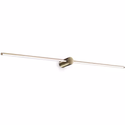 Collezione Filo UN FILO DI LUCE Applique da parete Contemporaneo Filo Alluminio Ottone Led Integrato 16W 3000K IP44 A++ h.5,5 ...